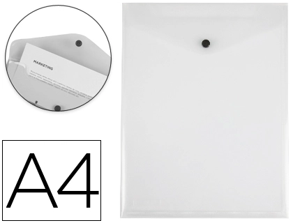 [DS12] Carpeta liderpapel dossier broche polipropileno din A4 formato vertical transparente 50 hojas