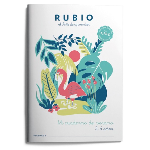[978-84-17427-65-8] Mi cuaderno de verano RUBIO. 3-4 años