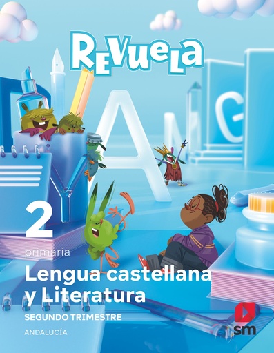 [978-84-1182-669-3] Lengua Castellana y Literatura. 2 Primaria. Trimestres. Revuela. Andalucía