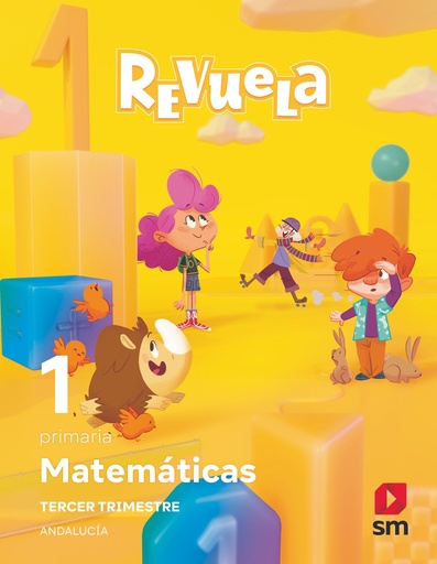 [978-84-1182-666-2] Matemáticas. 1 Primaria. Trimestres Revuela. Andalucía