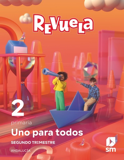 [978-84-9856-063-3] Método globalizado. Uno para todos. 2 Trimestre. 2 Primaria. Revuela. Andalucía