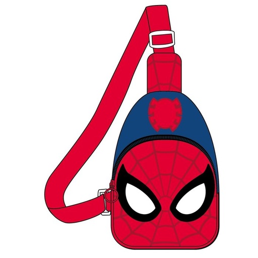 [2100004960] Mochila infantil bandolera spiderman