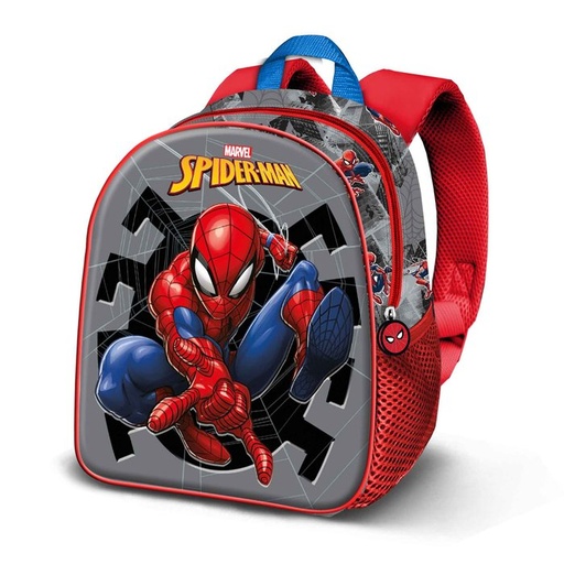 [08185] Mochila de guarderia 3D elite spiderman symbol