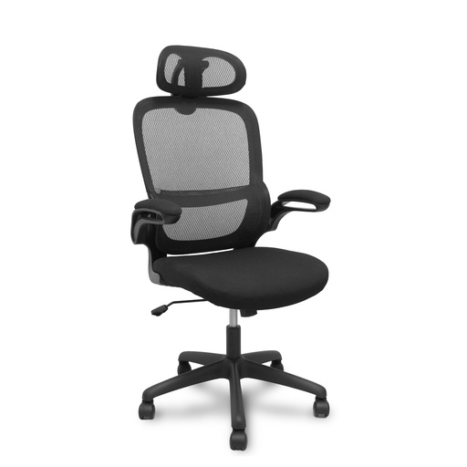 [525BM840B840RNC] Silla PRO525 respaldo malla negro asiento tela color negro y cabecero