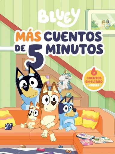 [978-84-488-7206-9] Bluey. Recopilatorio de cuentos - Más cuentos de 5 minutos (edición en español)