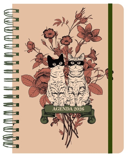 [978-84-19215-67-3] Agenda anual semanal 2026 Laura Agustí "Gatos"